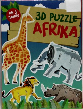 3-D-Puzzle Set Afrika