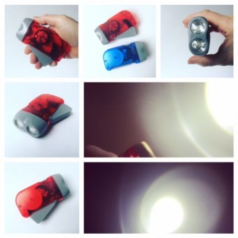 LED-Taschenlampe mit Dynamo-Funktion